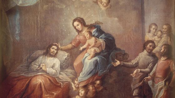 image:Image Obrácení sv. Ignáce podle Miguela Cabrery (1695–1768).