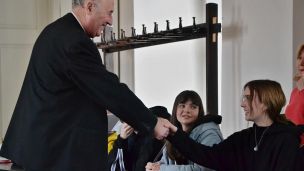 Ukrajinská mládež navštívila arcibiskupa image:Image Ukrajinská mládež navštívila arcibiskupa