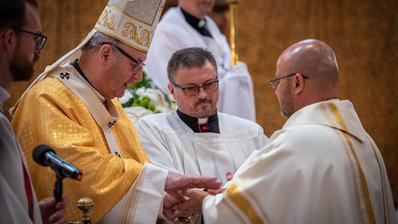image:Image Jednou z příležitostí k rozloučení s arcibiskupem Graubnerem měli věřící při svěcení kněží 25.6.