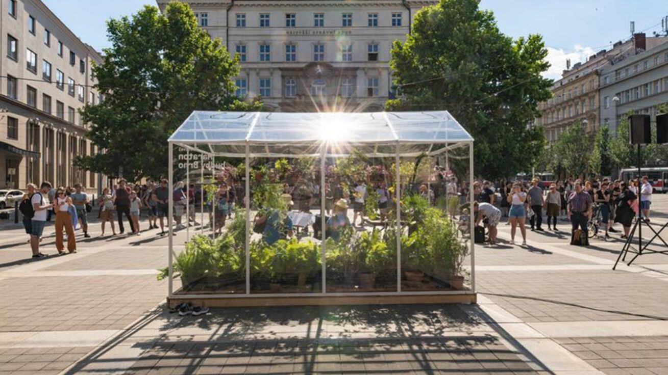 image:Image Skleník připomínající Mendelovu práci se v srpnu stane součástí hudebního pouličního festivalu v Brně.