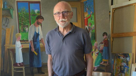 image:Image Malíř Jan Knap ve svém ateliéru.
