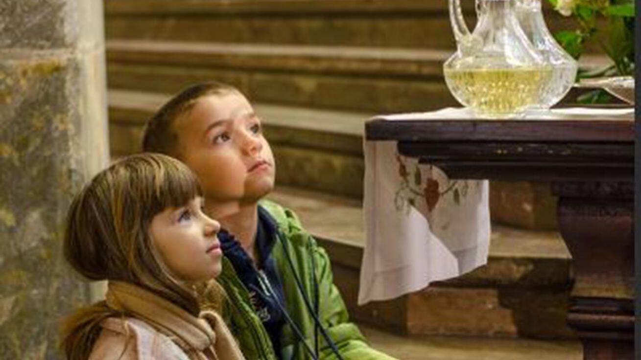 image:Image První křesťané ke slavení eucharistie přinášeli své vlastní víno i domácí chléb. Vyjadřovali tím, že spolu s dary chleba a vína pokládáme na oltář i celý náš život. Platí to tak dodnes.