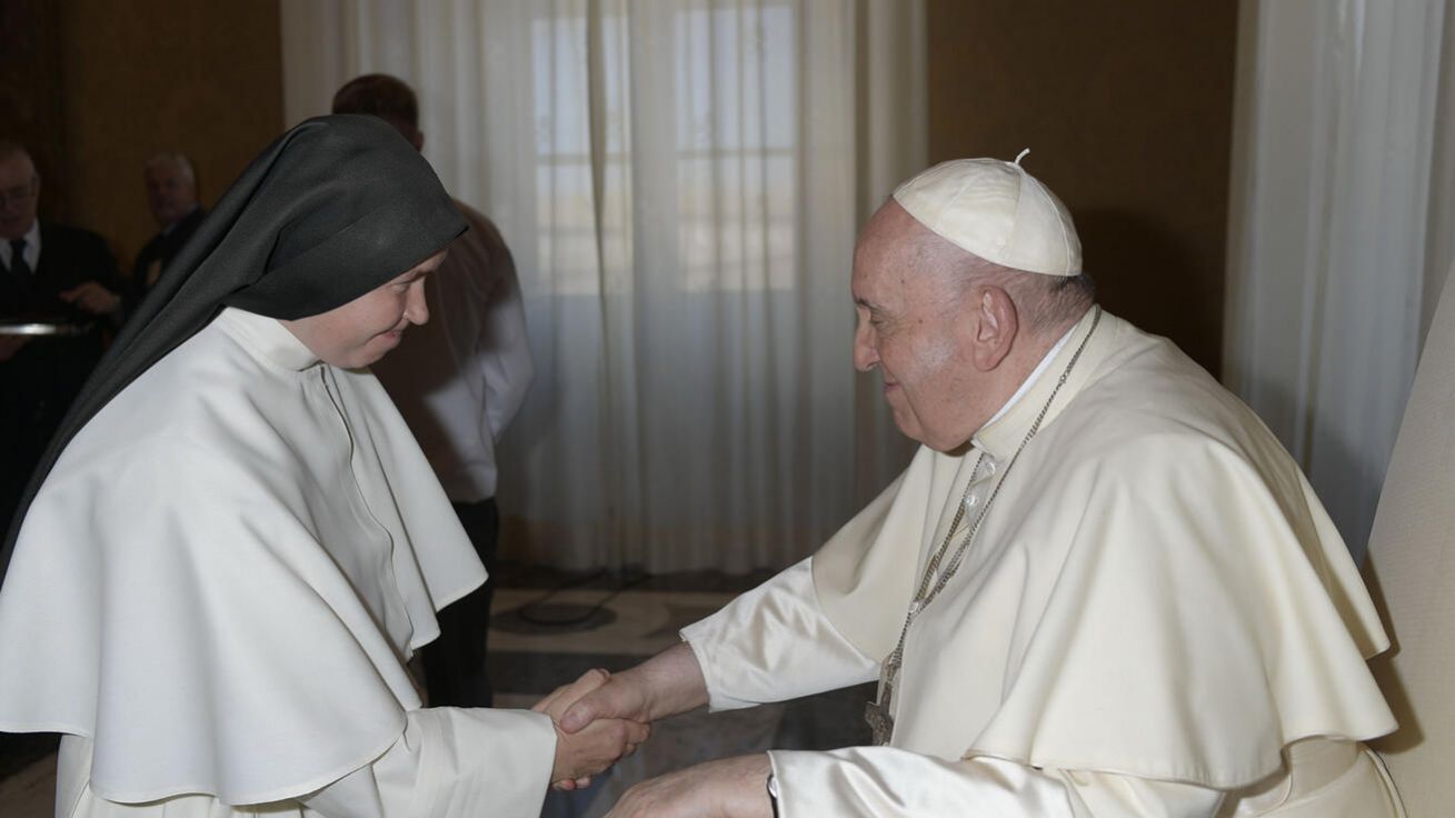 image:Image Výročí premonstrátské řehole v Římě slavily také zástupkyně ženského řádu. Z Česka přijela převorka z Doksan, sestra Augustina.