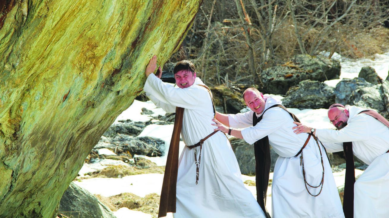 image:Image „Důležité je, aby evangelizace nebyla prvoplánová, ale přišla přirozeně – lidé poznají, když je někdo chce někam natlačit,“ říká P. Vojtěch Koukal (na snímku vlevo).