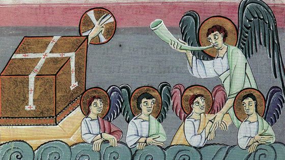 image:Image Bamberská apokalypsa je jedním z mistrovských děl otonské knižní malby, vznikla mezi roky 1000–1020.