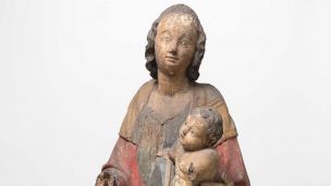 Národní galerie získala gotickou dřevořezbu Madony image:Image Národní galerie získala gotickou dřevořezbu Madony
