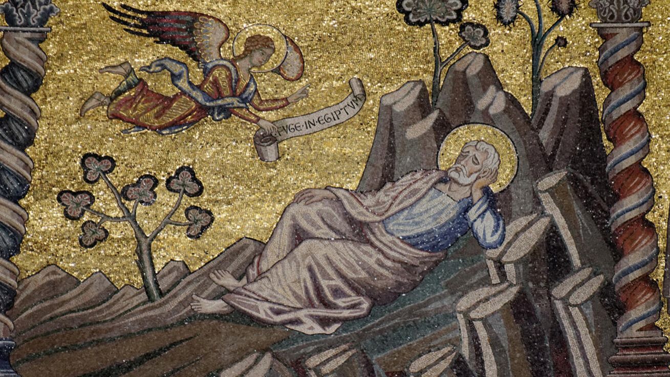 image:Image Spánek svatého Josefa. Baptisterium svatého Jana Křtitele, 11. – 12. stol. Florencie.
