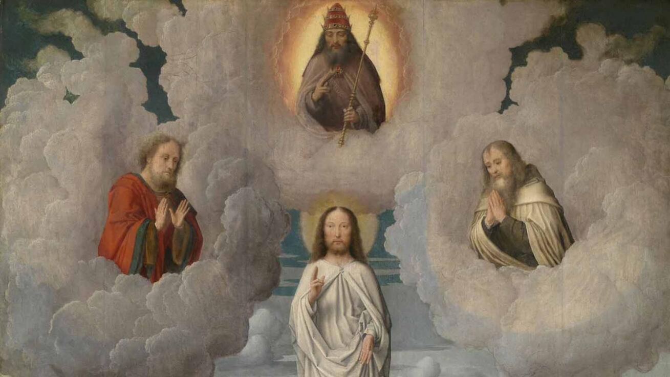 image:Image Gerard David (cca 1460–1523): Proměnění Páně (olej na desce, 1520, kostel Panny Marie v Bruggách, Belgie).
