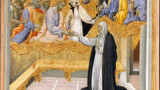 image:Image Giovanni di Paolo: Mystická svatba sv. Kateřiny Sienské.