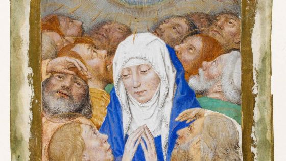 image:Image Simon Marmion (1425–1489): Panna Maria s apoštoly (Muzeum univerzity v Cambridge, Británie).