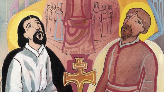 image:Image Ilustrace Oldřicha Seluckého ke knize pro děti Cyril a Metoděj (Příběh soluňských bratří), kterou letos vydalo Karmelitánské nakladatelství.