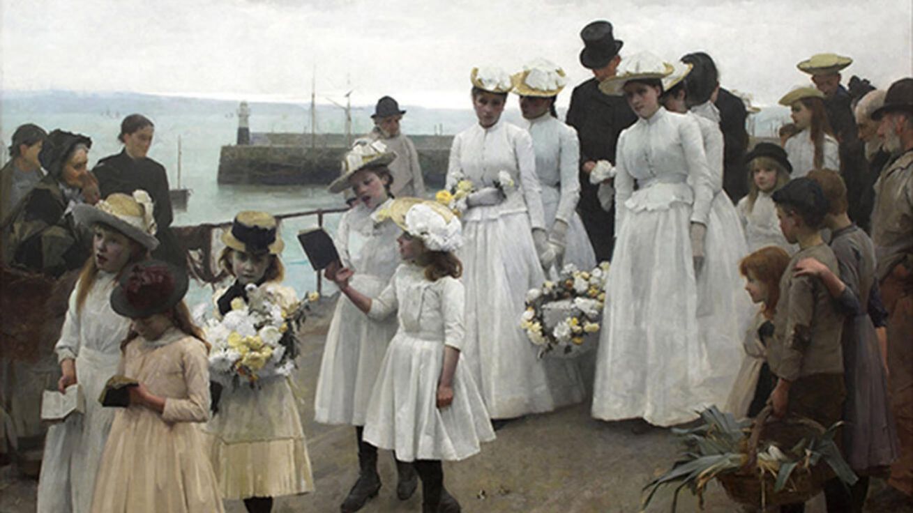 image:Image Frank Bramley: Neboť těmto patří království nebeské (olej na plátně, 1891, Aucklandská umělecká galerie, Nový Zéland).