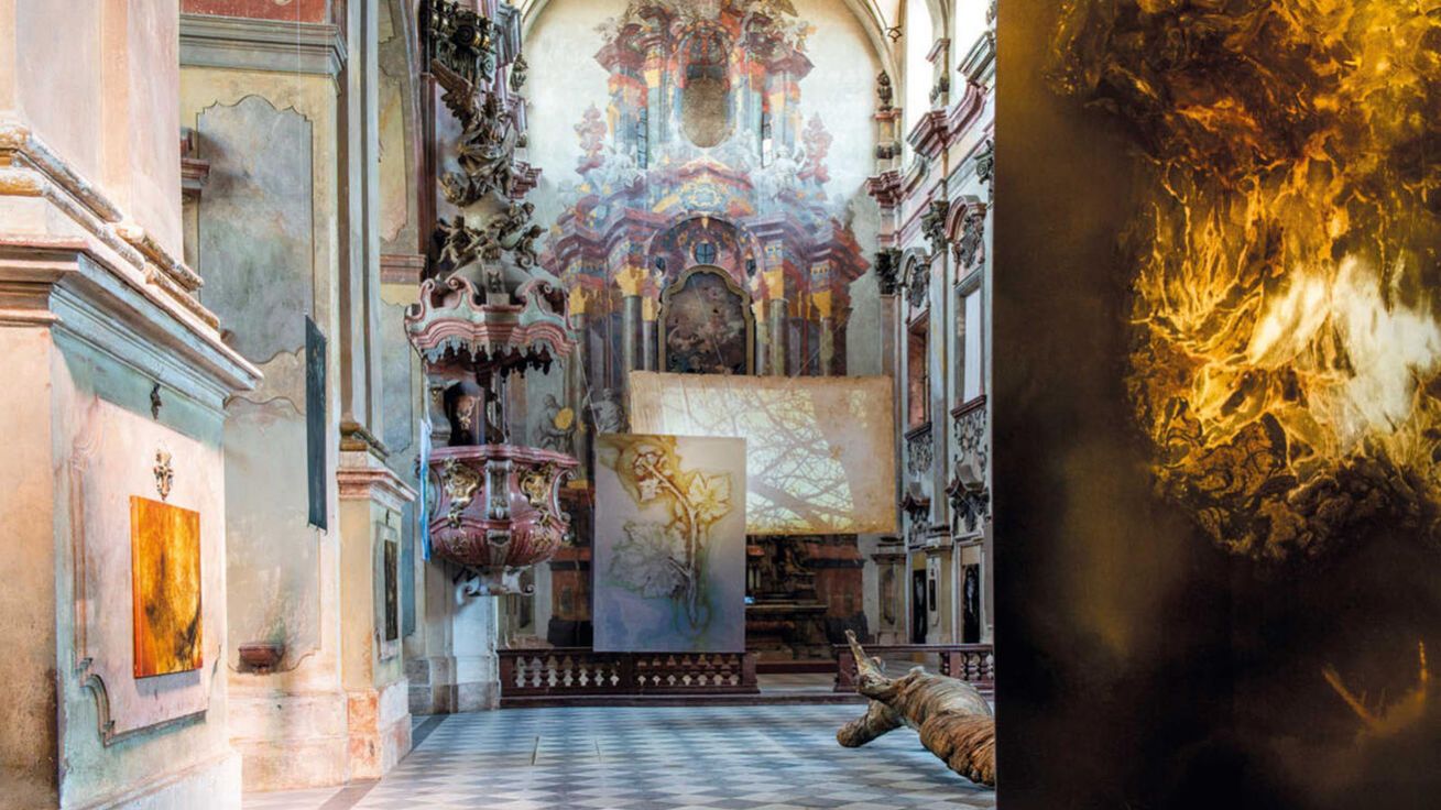 image:Image Kousky přírody v barokním kostele.