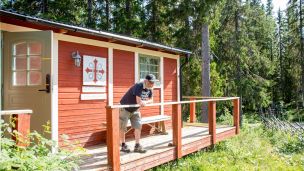 Poutníci objevují severskou stezku sv. Olafa image:Image Poutníci objevují severskou stezku sv. Olafa