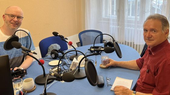 image:Image Z natáčení charitního podcastu Charitalk.