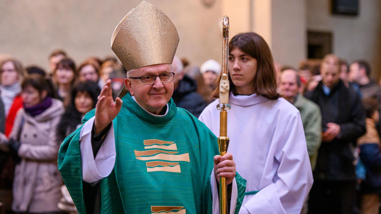 „Je krásné, když víte, že se za vás celá diecéze modlí,“ říká biskup Jan Baxant. image:Image „Je krásné, když víte, že se za vás celá diecéze modlí,“ říká biskup Jan Baxant.