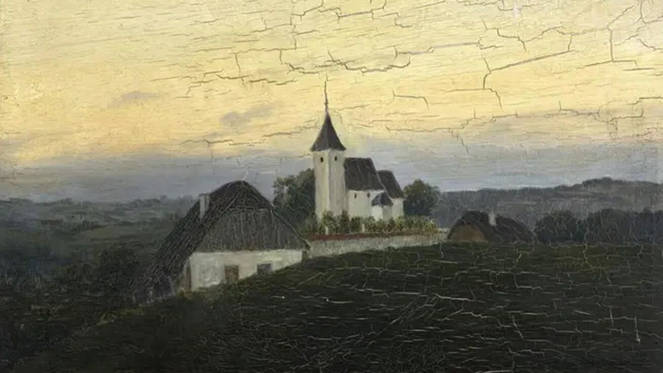 image:Image Takto zachytil kostel sv. Mouřence na Šumavě roku 1894 krajinář Arno Novák.