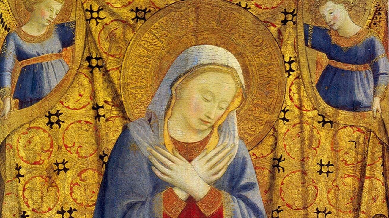 image:Image Fra Angelico: Madona s dítětem (kol. 1430, tempera na desce, Národní galerie ve Washingtonu, USA).