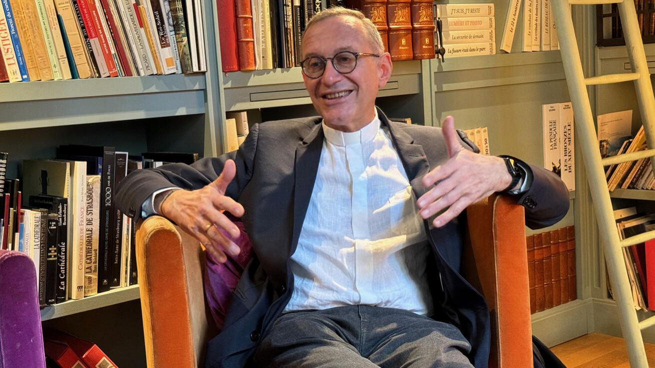 image:Image „Chceme, aby návštěvníci v chrámu objevili něco z křesťanské víry,“ přibližuje rektor chrámu Matky Boží změny, které budou vidět uvnitř po 8. prosinci, až se otevře.