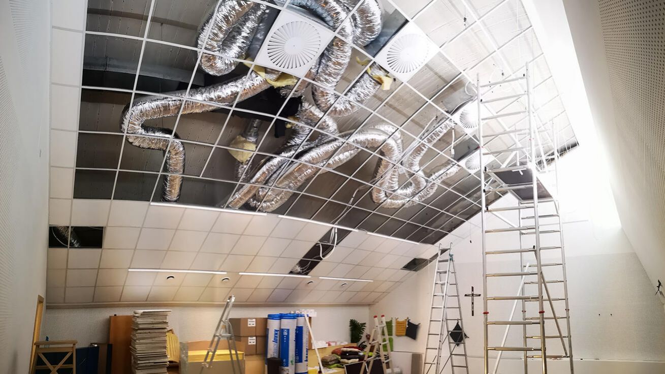 image:Image Rodící se podoba vzduchotechniky pro nové prostory.