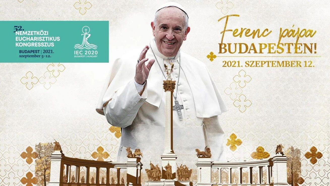 NA PŘÍJEZD PAPEŽE se chystají v Budapešti, kde vyvěšují plakáty s jeho podobiznou. Svatý otec má slavit mši svatou 12. září v rámci Mezinárodního eucharistického kongresu, poté odletí na návštěvu Slovenska. image:Image NA PŘÍJEZD PAPEŽE se chystají v Budapešti, kde vyvěšují plakáty s jeho podobiznou. Svatý otec má slavit mši svatou 12. září v rámci Mezinárodního eucharistického kongresu, poté odletí na návštěvu Slovenska.