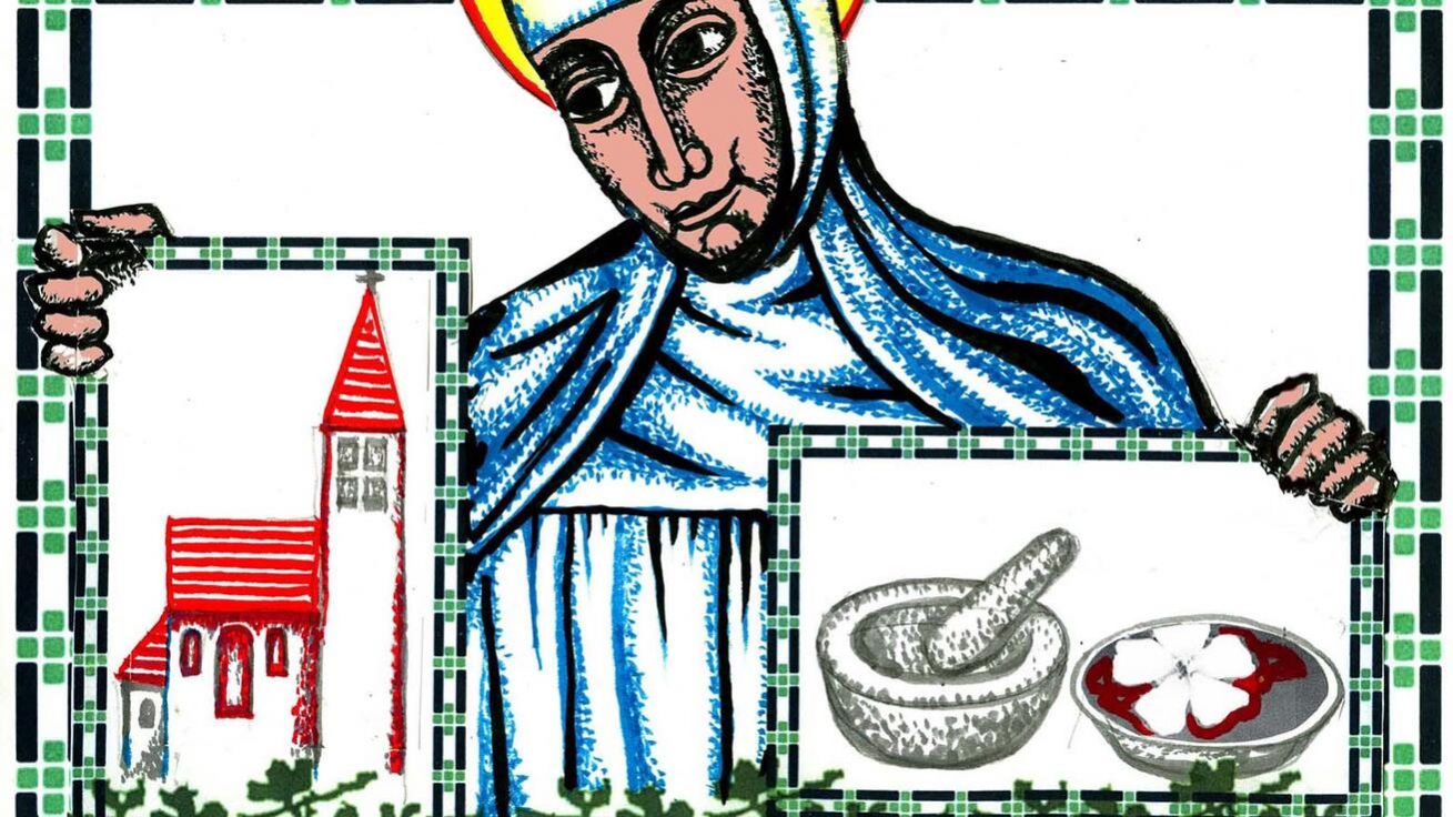 image:Image Svatá Hildegarda vymyslela mnoho názvů pro dosud nepojmenované byliny.