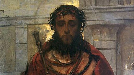 image:Image Ecce homo (1881) – nejslavnější malba Adama Chmielowského je dnes umístěna v jeho sanktuáriu v Krakově. Tam je světec také pochován.