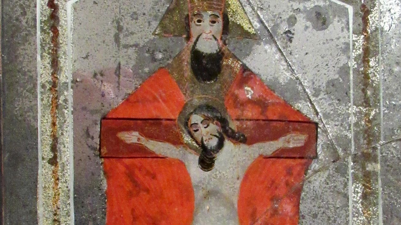 image:Image Základní pravdou naší víry zůstává, že je jen jeden Bůh a že učení o Bohu, Otci, Synu a Duchu Svatém tuto jednotu nijak nenarušuje.