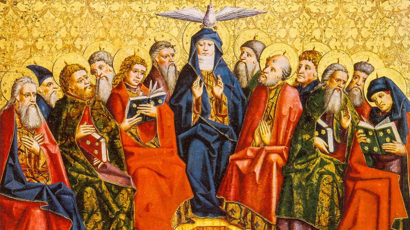 image:Image Mistr Rottweilerského oltáře: Seslání Ducha Svatého, kol. 1440, Württemberské státní muzeum, Německo.