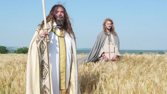 image:Image Při příležitosti kulatého výročí připomněli organizátoři scénkou příchod věrozvěstů na Moravu.