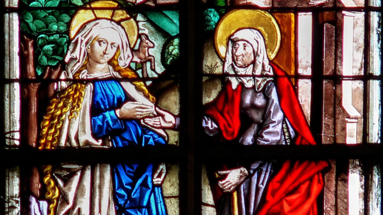 image:Image Vitrážové okno katedrály v německém Ulmu – Navštívení Panny Marie.