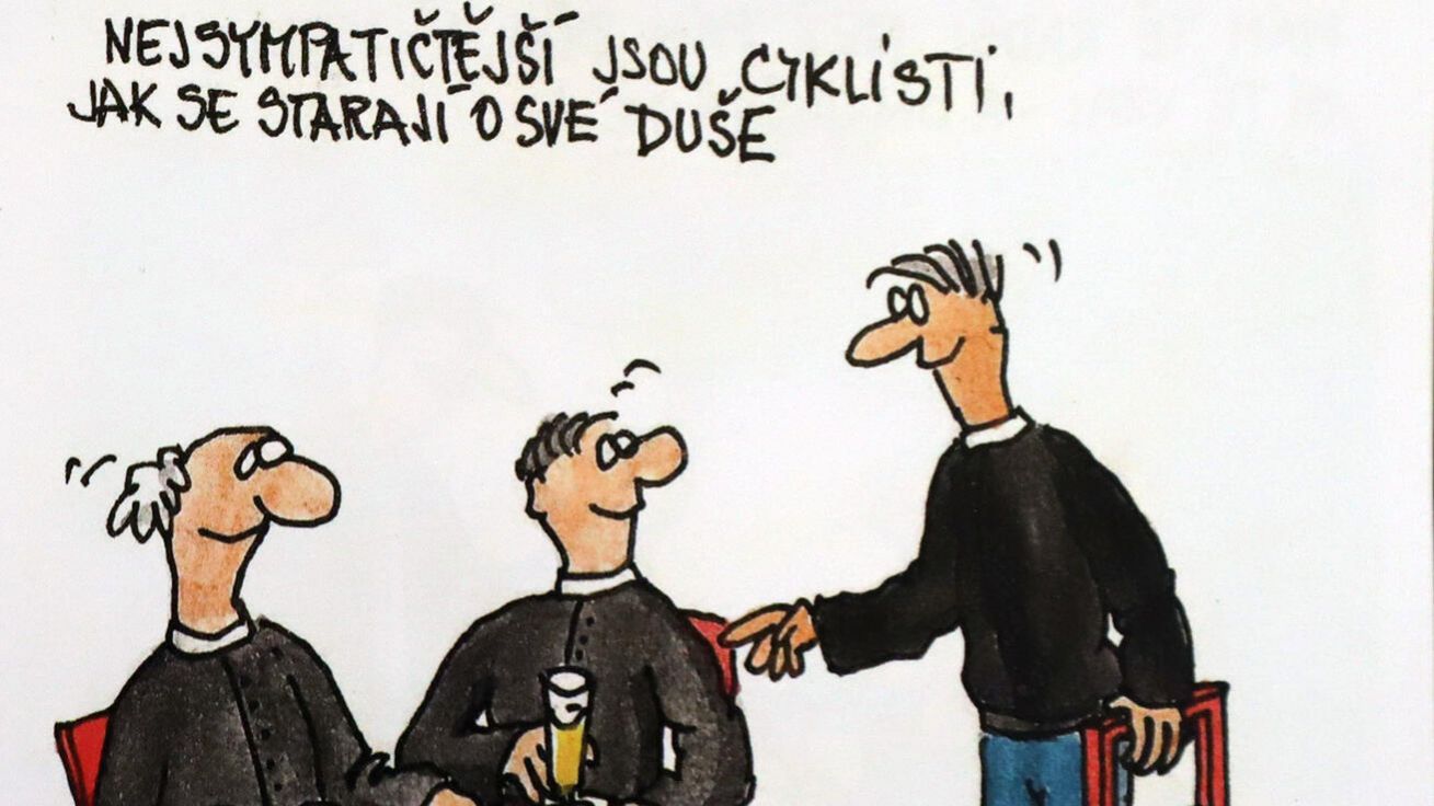 image:Image Autory vtipů jsou Jitka Holečková a Jan Herálecký.