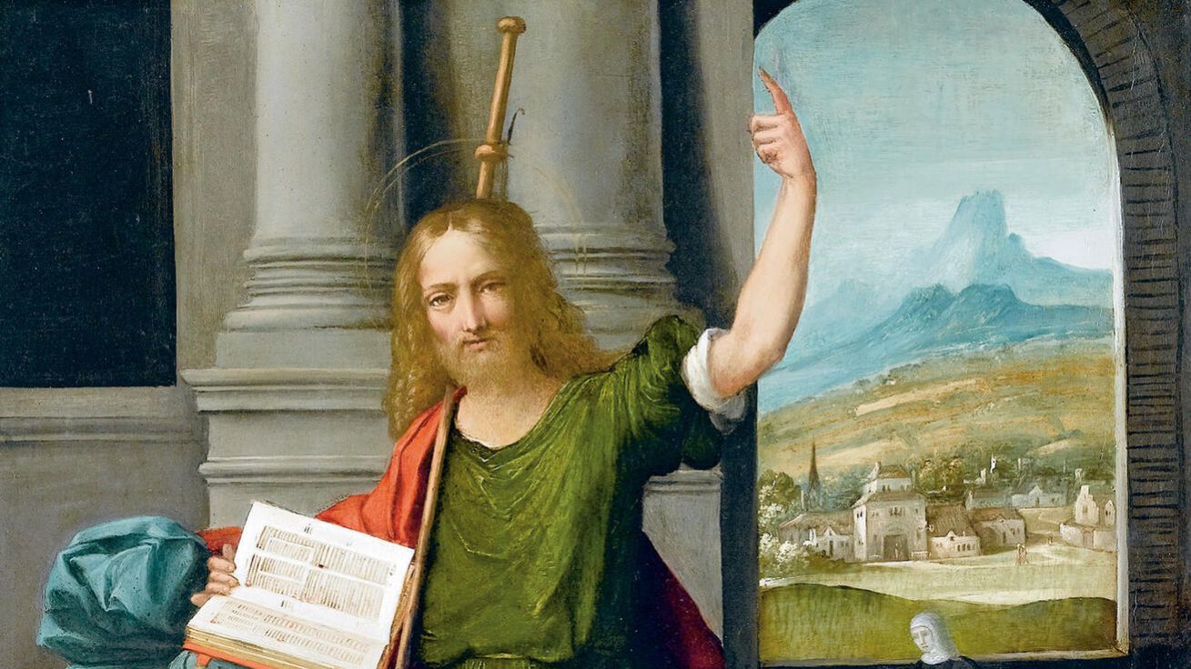 image:Image Benvenuto Tisi (1481–1599): Svatý Jakub Starší, olej na desce, kol. 1550, soukromá kolekce.