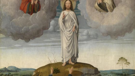 image:Image Gerard David (1460–1523): Proměnění Páně, kostel Panny Marie v Bruggách, Belgie.