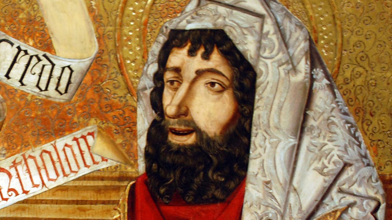 image:Image Bernat Jiménez: Svatý Bartoloměj, Muzeum v Zaragoze, Španělsko.