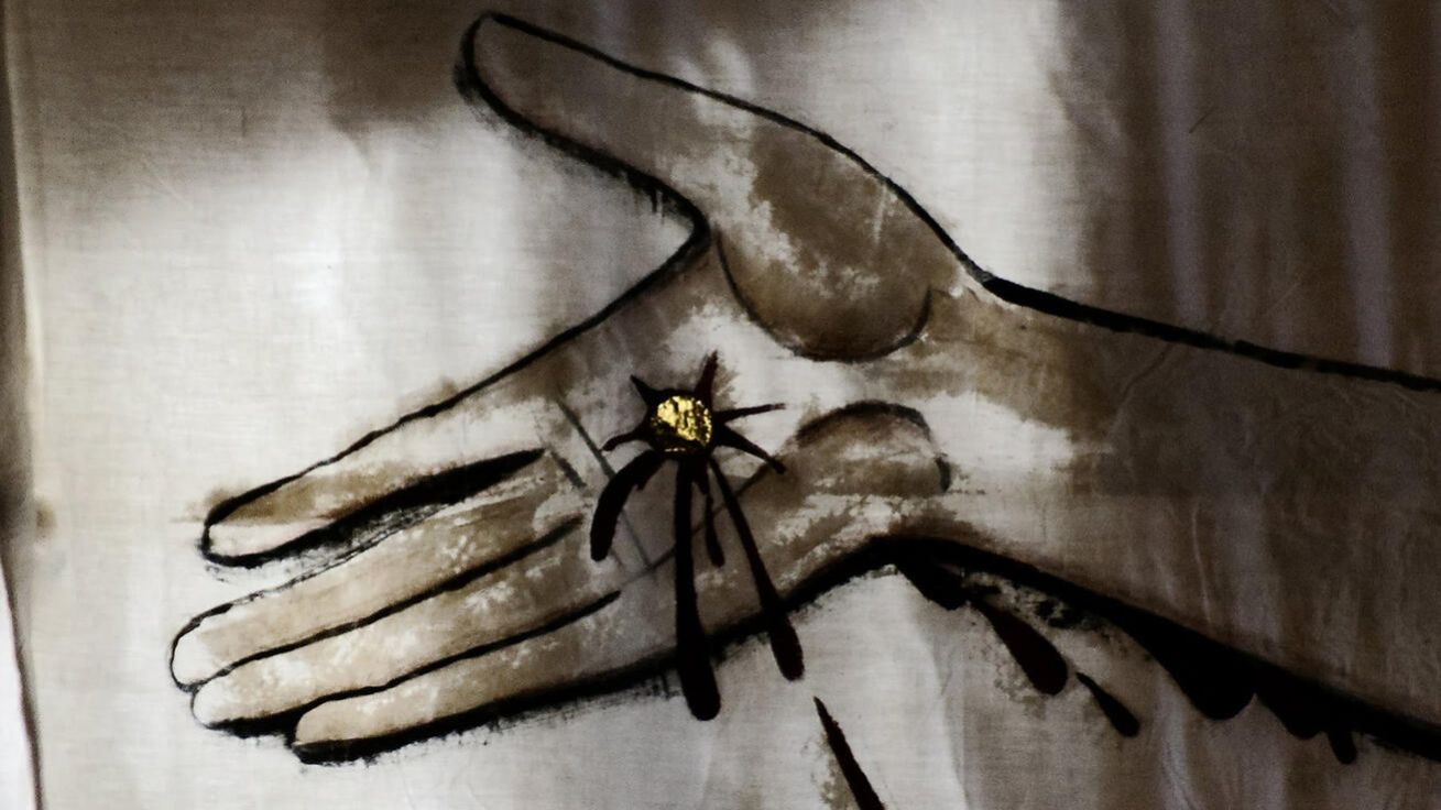 image:Image Ruce i nohy sv. Františka byly uprostřed zřetelně probodeny hřeby...