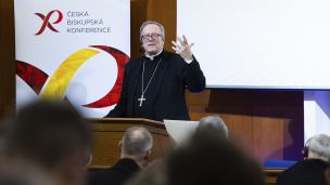 Americký „mediální“ biskup Robert Barron v Praze image:Image Americký „mediální“ biskup Robert Barron v Praze