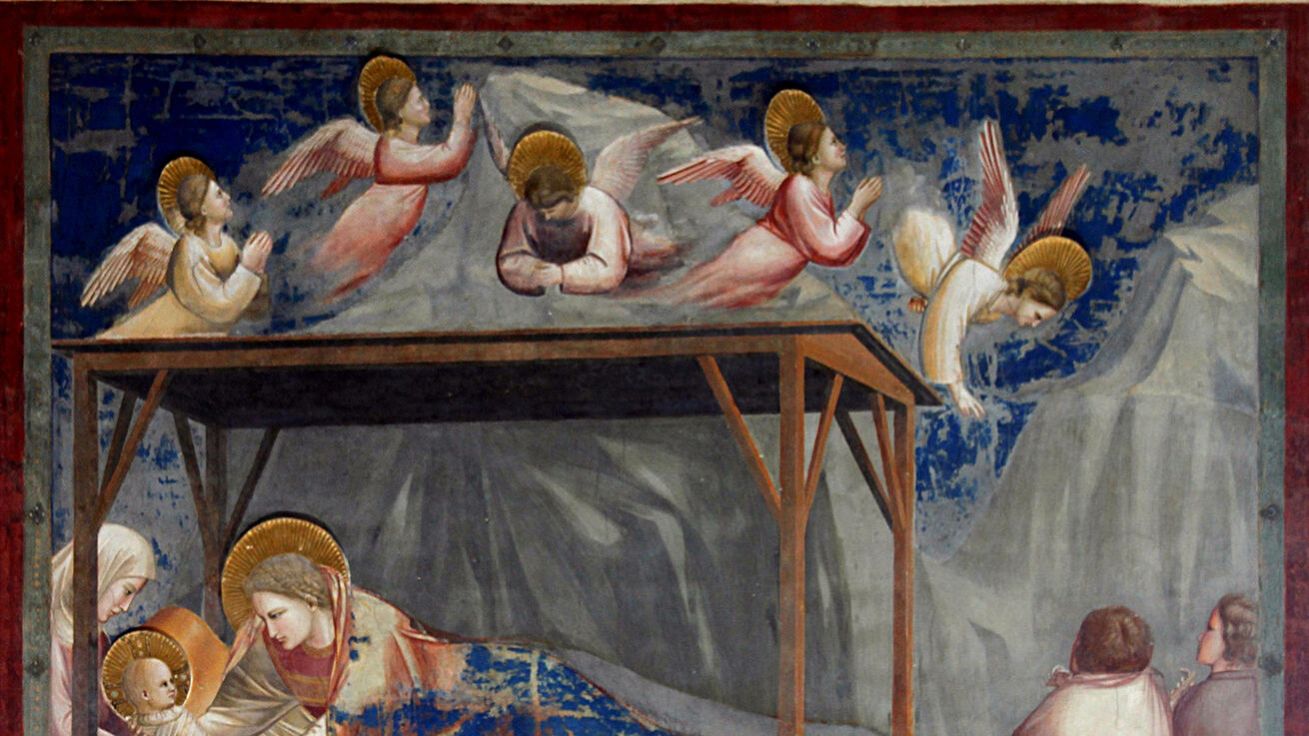 image:Image Giotto di Bondone (1267–1337): Narození Páně (kaple rodiny Scrovegniů, Padova, Itálie).
