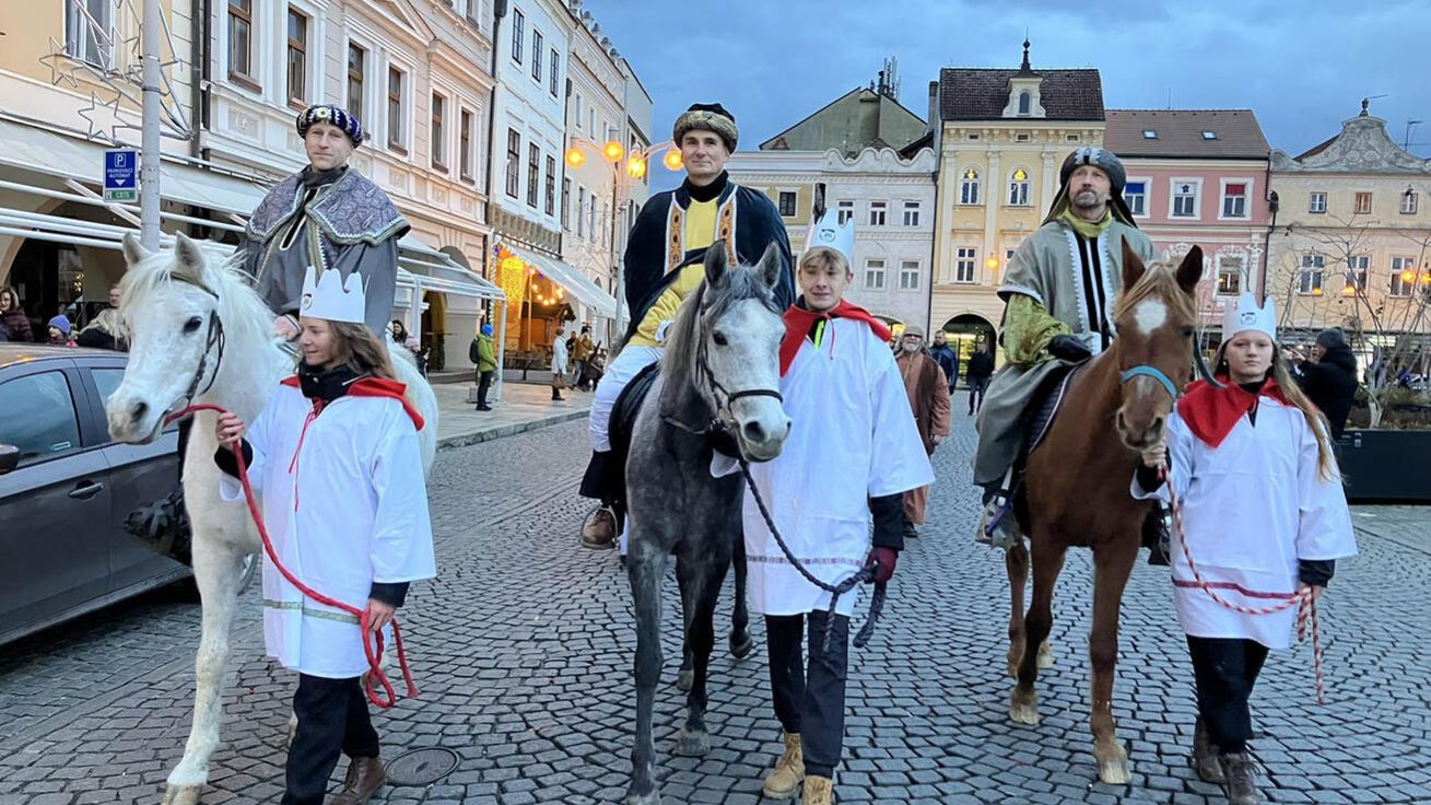 image:Image Tři králové vyrazili i letos po českobudějovické diecézi.