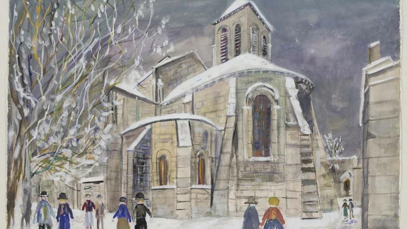 image:Image Maurice Utrillo: Kostel sv. Petra na Montmartru (1930).