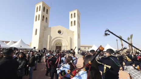 U Jordánu, v místě Ježíšova křtu, postavili kostel image:Image U Jordánu, v místě Ježíšova křtu, postavili kostel