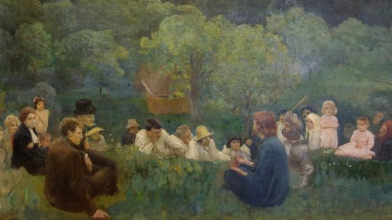 image:Image Károly Ferenczy: Kázání na hoře (olej na plátně, 1896, Maďarská národní galerie v Budapešti)