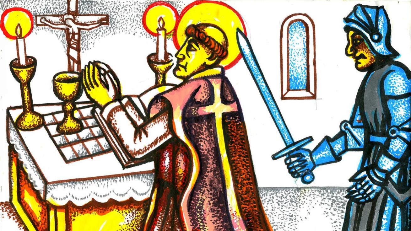 image:Image Sv. Tomáš Becket byl svatořečen v roce 1173 a je znám též jako sv. Tomáš z Canterbury. 