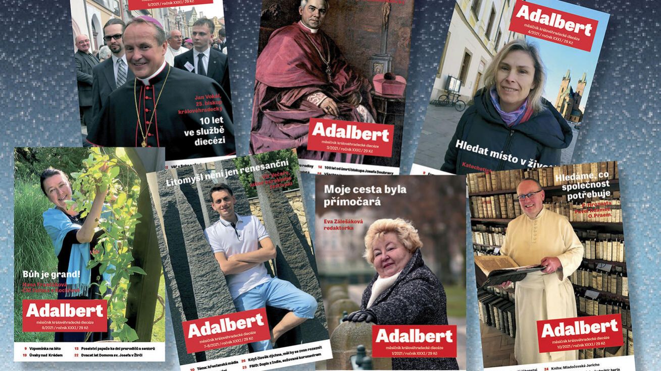 image:Image Obálky loňských vydání měsíčníku Adalbert.