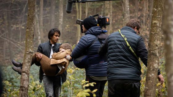 image:Image Z natáčení filmu. Jak vznikne spřízněnost, když zůstanete odkázáni jen sami na sebe.