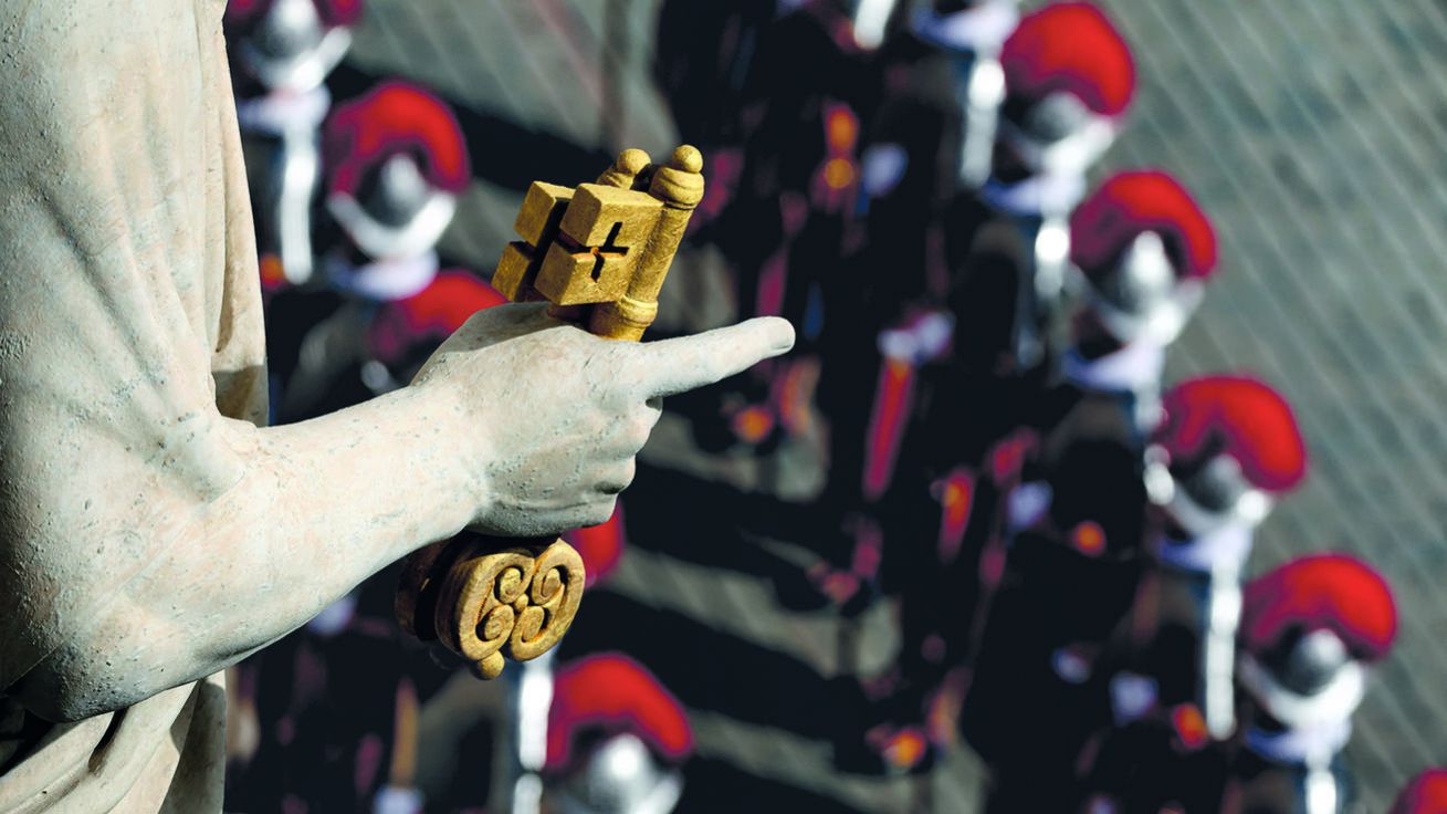 image:Image Kdo po papeži Františkovi obrazně převezme klíče svatého Petra?