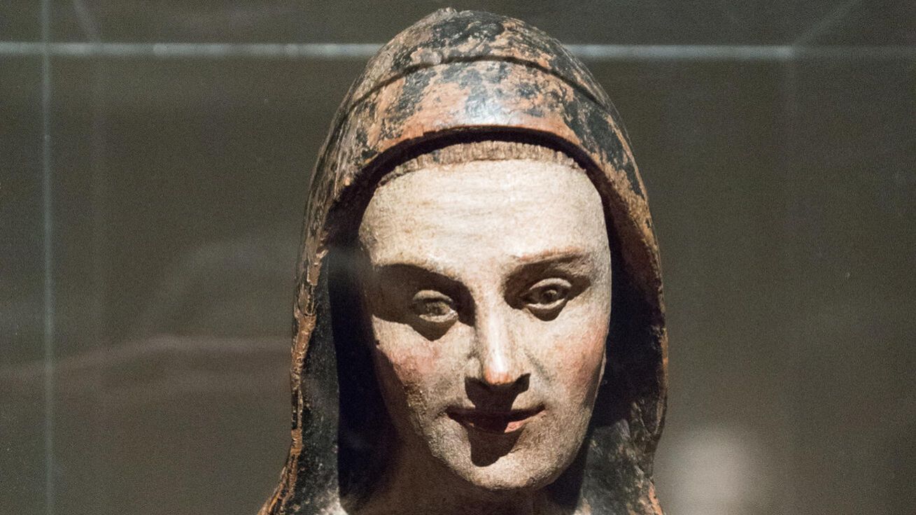 image:Image Svatý Benedikt (1300 – 1310, ořechové dřevo, Národní galerie v Praze).