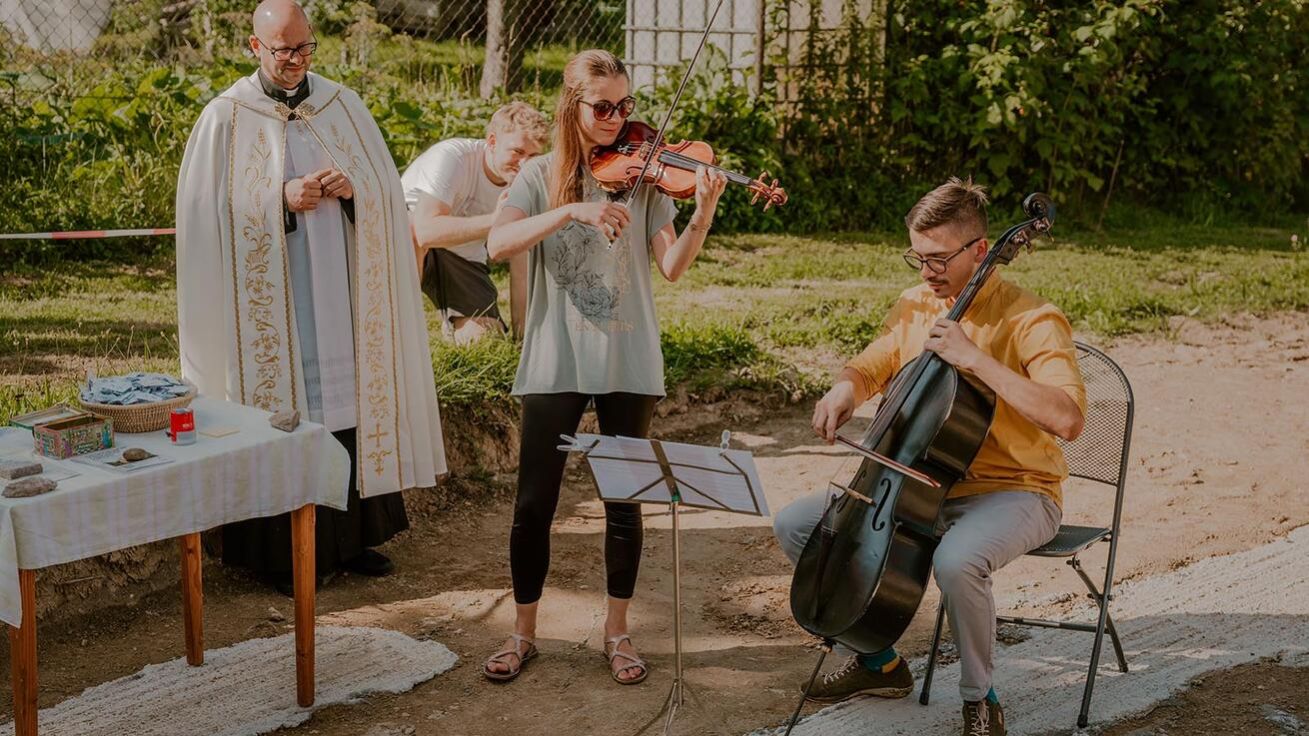 image:Image Základy stavby kaple sv. Jakuba požehnal P. Stanislav Brožka.