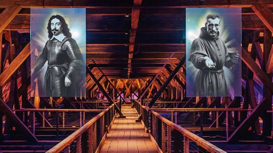 image:Image Expozice připomíná maršála Jeana-Louise Raduita de Souches a jezuitu P. Martina Středu.