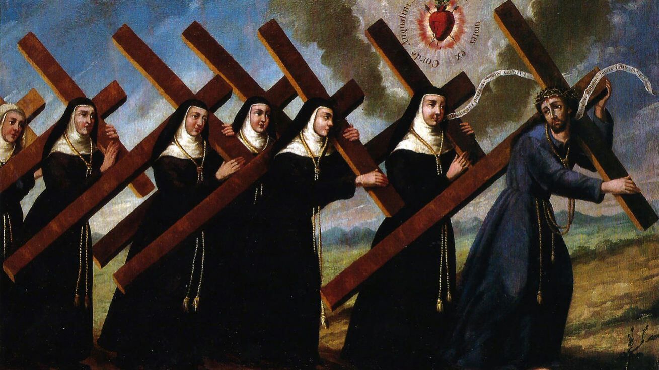 image:Image Procesí křížové cesty augustiniánských mnišek (18. st., Muzeum náboženského umění, Santa Mónica, Puebla, Mexiko).